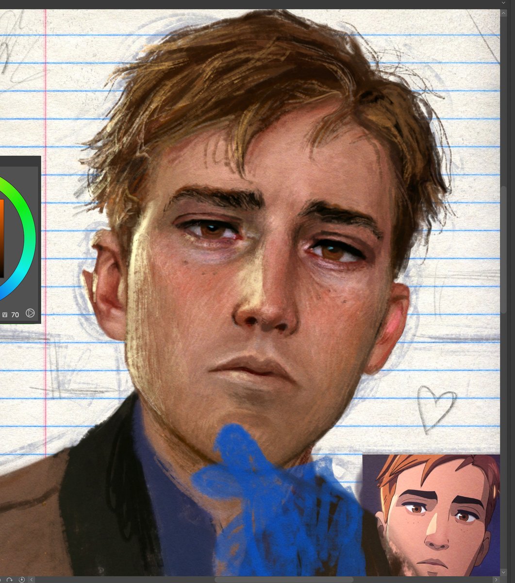 Shuploc's tweet image. Another Robert piece in the works ✏️ #Dispatch