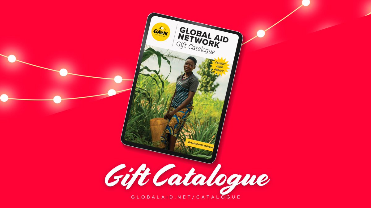 It’s that time of year again – 12 Days of Giving 🎁 with GAiN! For the next couple of weeks, we’ll be highlighting gifts that share joy, peace and hope with those living in poverty, injustice and crisis around the world.
Visit give.globalaid.net/catalogue.aspx….