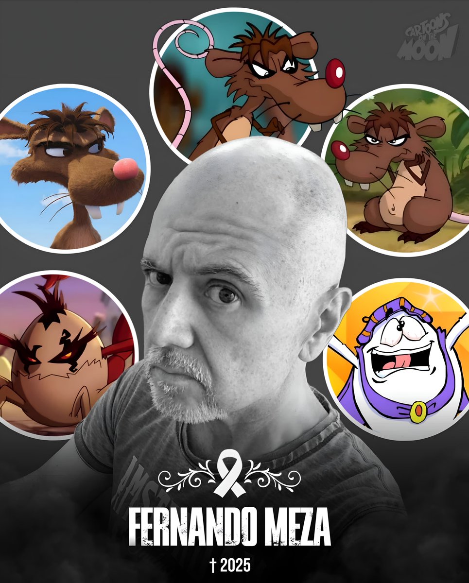 Con mucha tristeza, lamentamos informar el fallecimiento de Fernando Meza...

Fue una de las grandes mentes de Huevocartoon, donde no solo aportó creatividad, sino que le dio voz a varios personajes, incluyendo el entrañable Tlacua.

Descanse en paz.