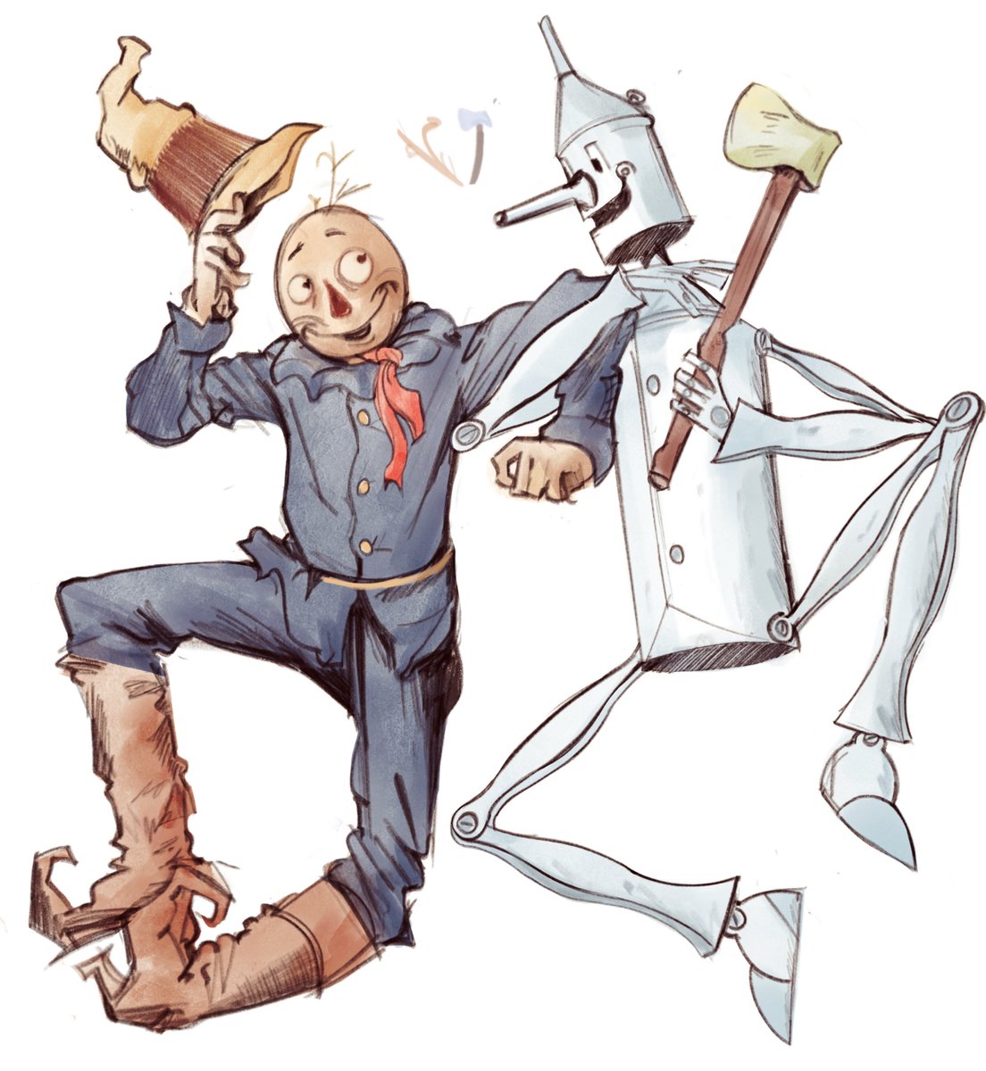 verycoolfeller's tweet image. can everyone start drawing the wizard of oz now