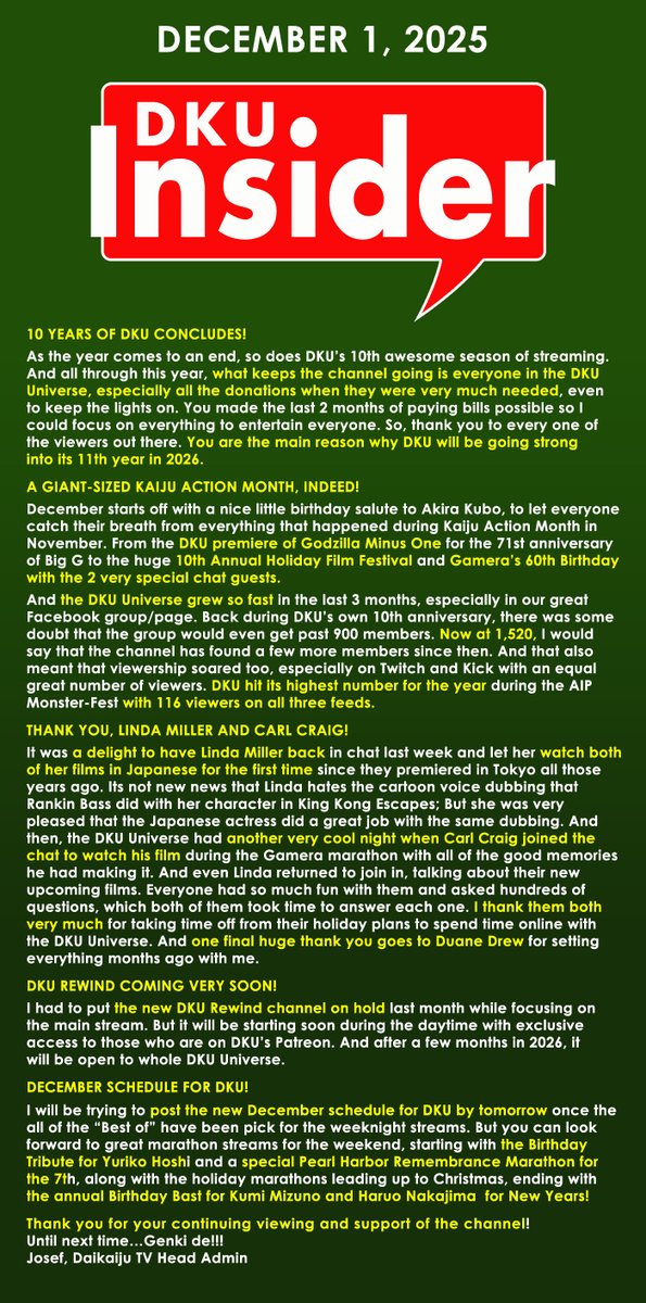 Daikaiju TV tweet media