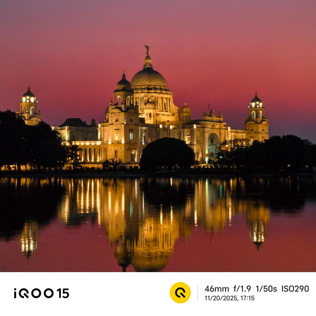 IqooInd's tweet image. Capturing the perfect shot!🌙📸 shot by Satyam Bhuyan, the #iQOO15’s NICE algorithm perfectly captures the vibrant hues of the evening.✨

Available at amazon.in &amp;amp; mshop.iQOO.com

Link in bio!

#shotoniQOO15 #BeTheGOAT