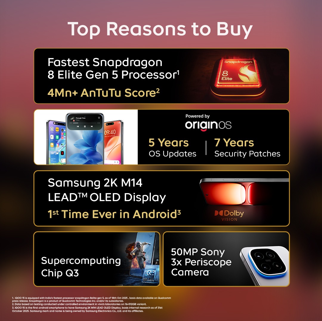 IqooInd's tweet image. Capturing the perfect shot!🌙📸 shot by Satyam Bhuyan, the #iQOO15’s NICE algorithm perfectly captures the vibrant hues of the evening.✨

Available at amazon.in &amp;amp; mshop.iQOO.com

Link in bio!

#shotoniQOO15 #BeTheGOAT