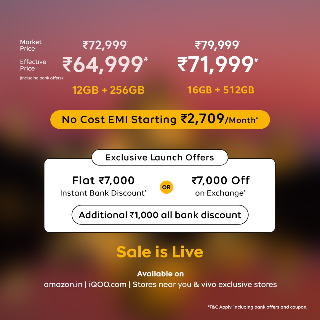 IqooInd's tweet image. Capturing the perfect shot!🌙📸 shot by Satyam Bhuyan, the #iQOO15’s NICE algorithm perfectly captures the vibrant hues of the evening.✨

Available at amazon.in &amp;amp; mshop.iQOO.com

Link in bio!

#shotoniQOO15 #BeTheGOAT