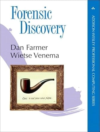 ecomputerbooks's tweet image. (Free by the author) Forensic Discovery: freecomputerbooks.com/Forensic-Disco…

Look for &quot;Read and Download Links&quot; section to download. Follow me if you like this post.
#ForensicDiscovery #ForensicScience #DigitalForensics #ComputerForensics #MultimediaForensics
