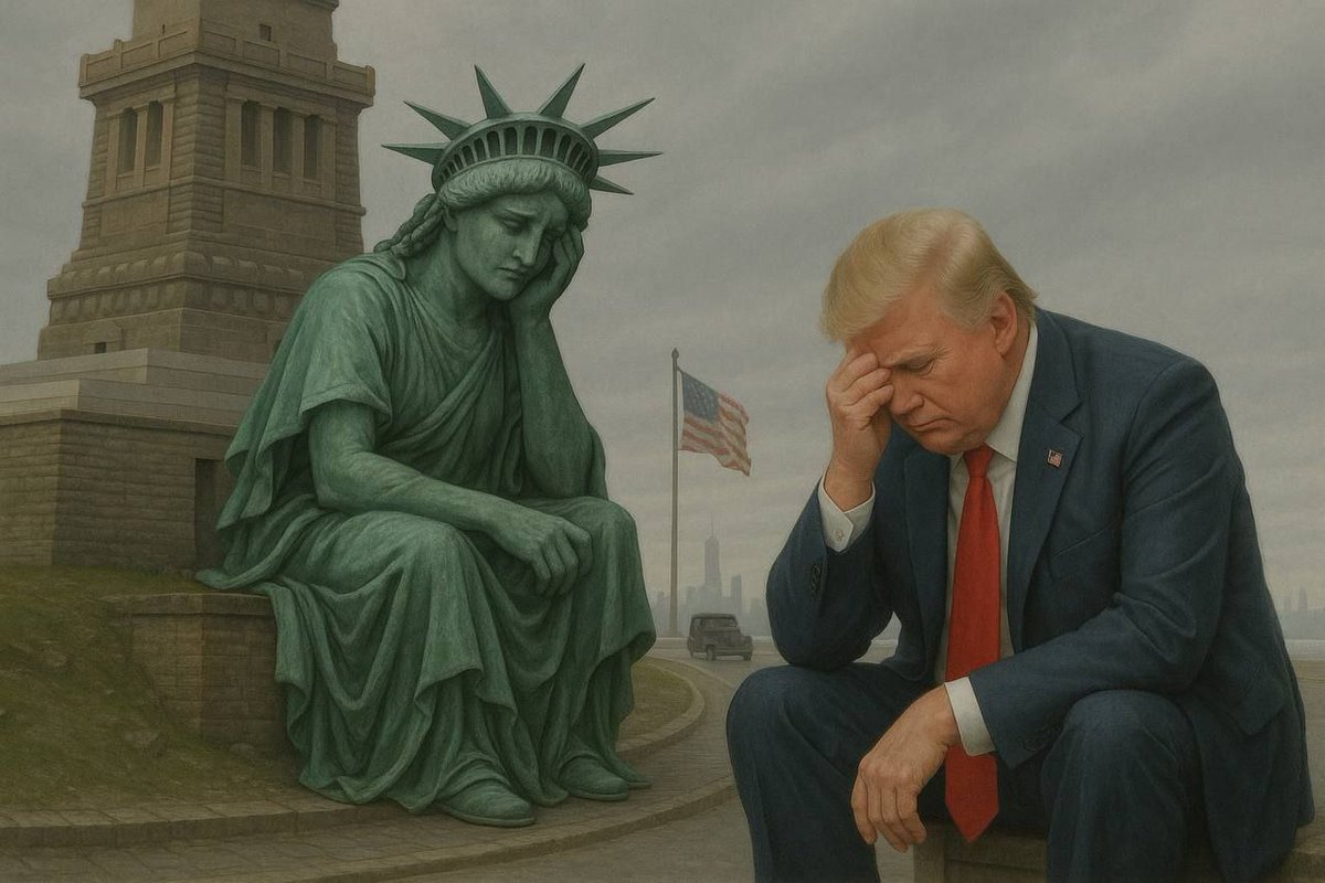 Recientes encuestas marcan altos niveles de desaprobación de los estadounidenses sobre la gestión de Trump... 

Qué te sugiere la imagen ❓🤔