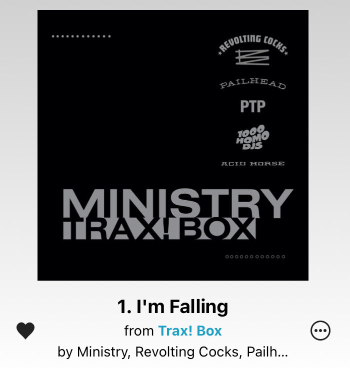 i3x_h's tweet image. メタル化する前のミニストリーが好き😊