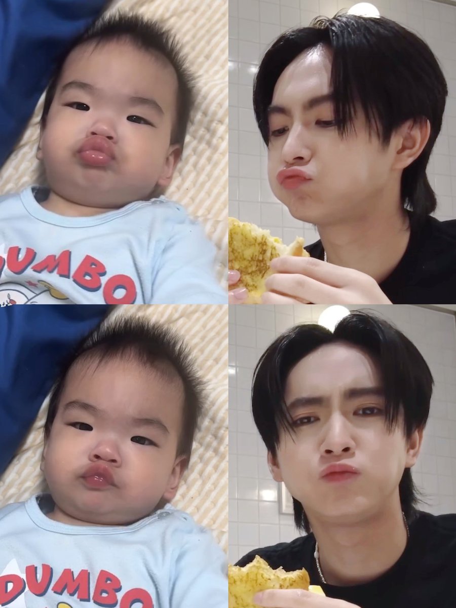 eycuu_'s tweet image. ไม่บอกก็รู้ว่า พี่น้อง *(😗)×2