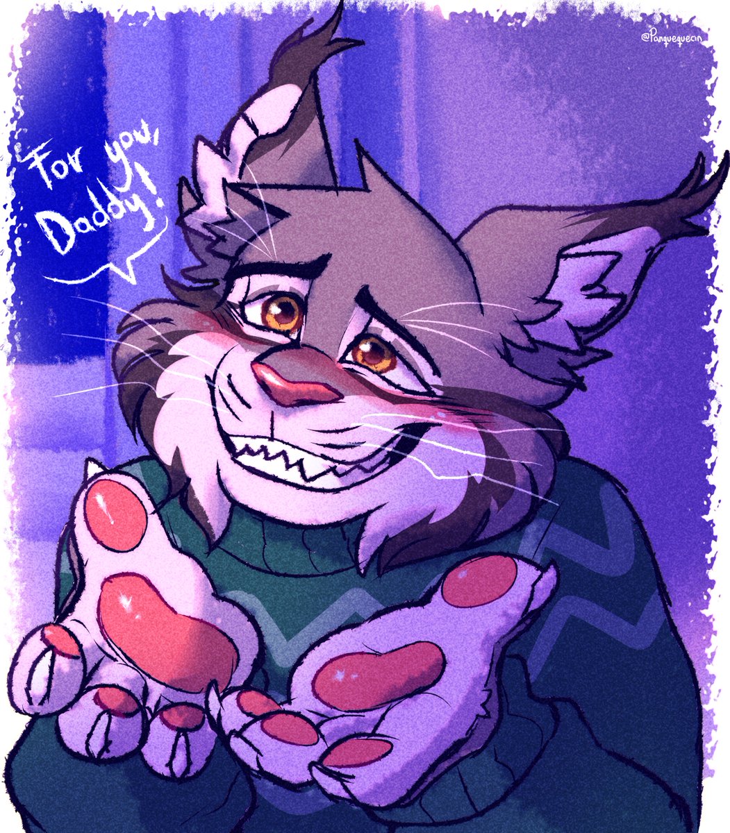 "𝐅𝐨𝐫 𝐲𝐨𝐮, 𝐝𝐚𝐝𝐝𝐲!" 🐾
#Zootopia2 #PawbertLynxley #Pawbert #furryartwork