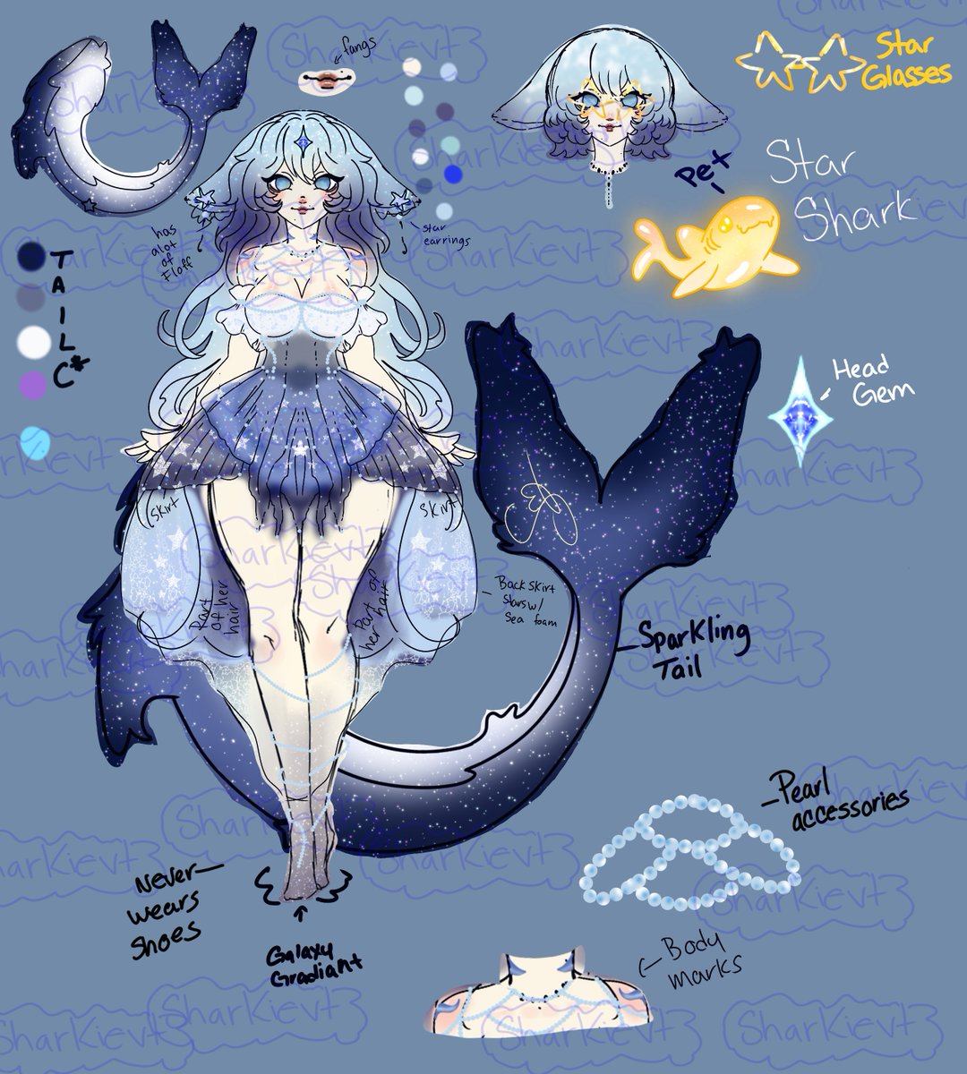 Scylia (Sharkie)| DEBUTING SOON | tweet media