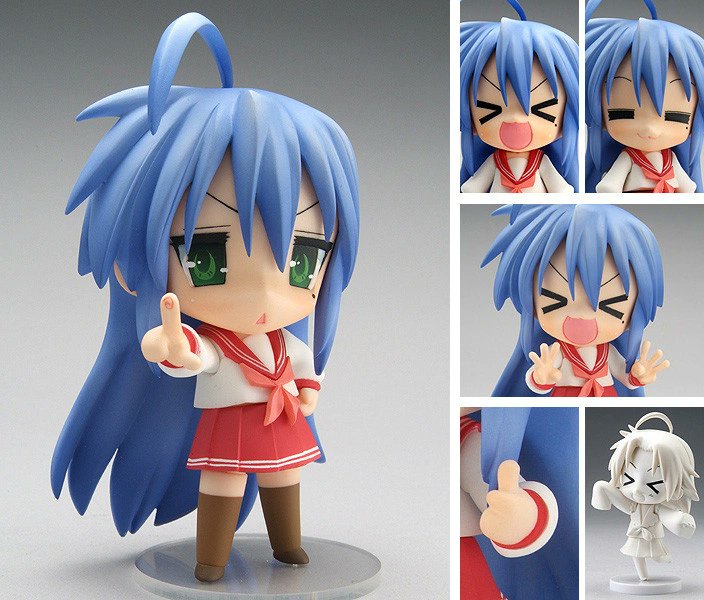 nendoroid_pr's tweet photo. ◤￣￣￣￣￣￣￣￣￣￣￣￣￣￣￣￣￣￣
　ねんどろいど JAPAN TOUR in 大阪
　　　　　　展示作品紹介
＿＿＿＿＿＿＿＿＿＿＿＿＿＿＿＿＿＿◢

2007年4月 アニメ放送開始
『らき☆すた』

#ねんどろいど
泉 こなた（らき☆すた公式ホームページVer.）
柊 かがみ（キャラアニVer.）
柊つかさ 通常Ver.
高良みゆき 通常Ver.

#らきすた #ねんどろジャパン