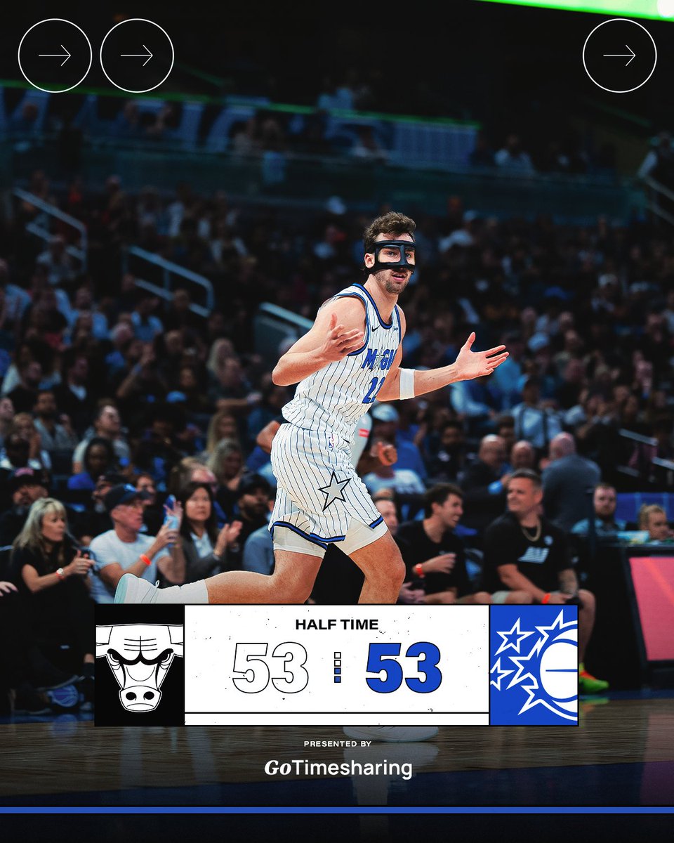 tied up at the half. 