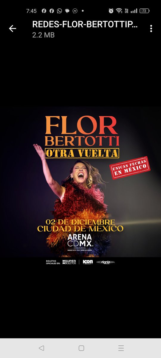 Arena CDMX

Ciudad de México, Ciudad de México

FLOR BERTOTTI

02 de Diciembre 21:00 Hrs.

<a href="/ArenaCdMexico/">Arena CDMX</a>
#florbertotti
<a href="/florbertotti/">Florencia Bertotti</a>

unileventv.blogspot.com/2025/12/flor-b…