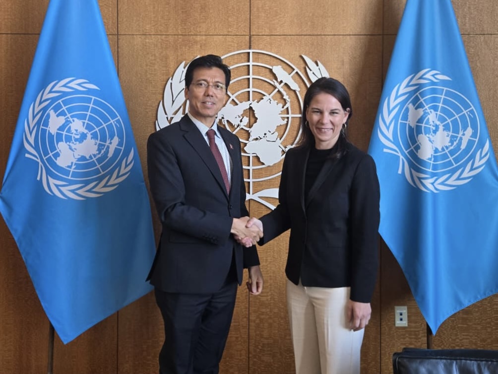 UN_PGA's tweet image. Today I held the second regular meeting with H.E Mr. Lok Bahadur Thapa, President of ECOSOC, as mandated under the resolution on revitalization of work of the General Assembly. We discussed the follow-up to World Summit for Social Development and Sevilla Commitment, upcoming…