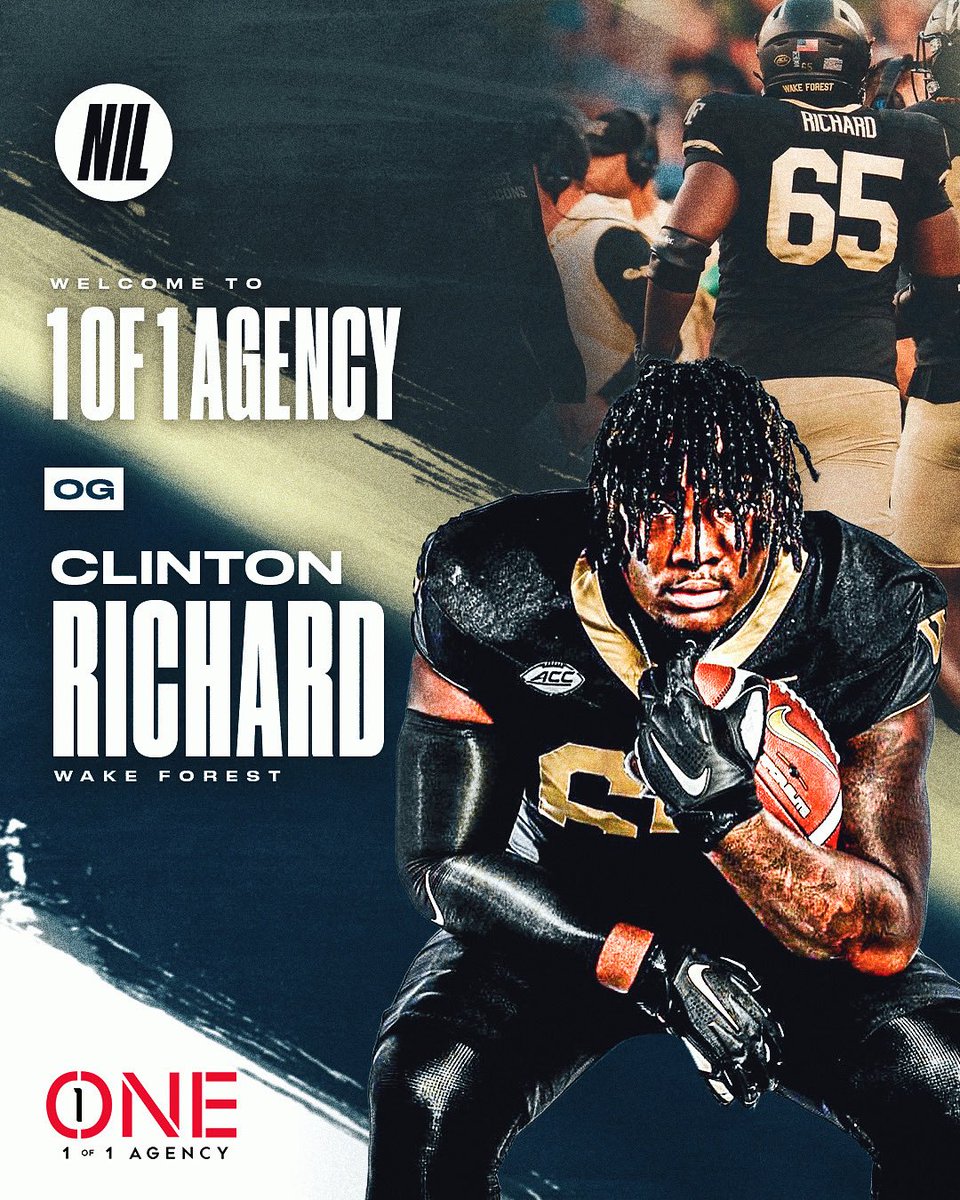 Welcome to 1 of 1. #NIL
<a href="/D1clinton/">Clinton Richard</a> 
<a href="/CRecchion/">Cody Recchion</a>