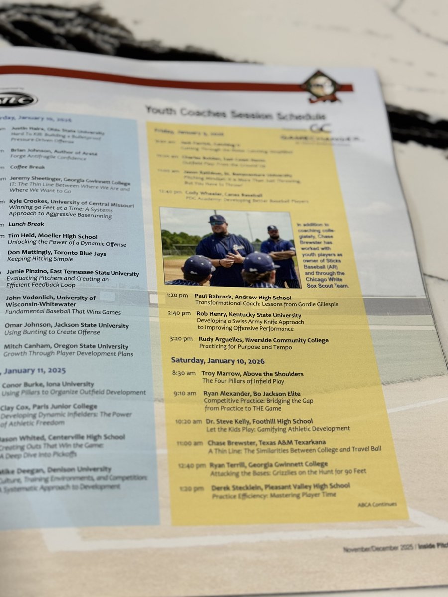 What a great day to get the mail!

The younger version of myself would have never believed that <a href="/insidepitchmag/">Inside Pitch magazine</a> would put my picture in it

I appreciate you guys so much <a href="/CoachB_ABCA/">Ryan Brownlee</a> <a href="/ABCA1945/">ABCA</a>

Looking forward to speaking on January 10th

<a href="/CoachTerrill21/">Ryan Terrill</a> and I back to back 🔥