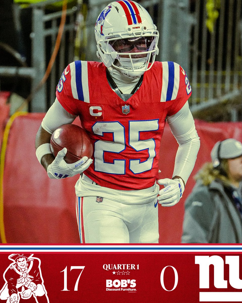 Patriots's tweet image. 17 in the first.

@MarcusJonesocho | #ProBowlVote