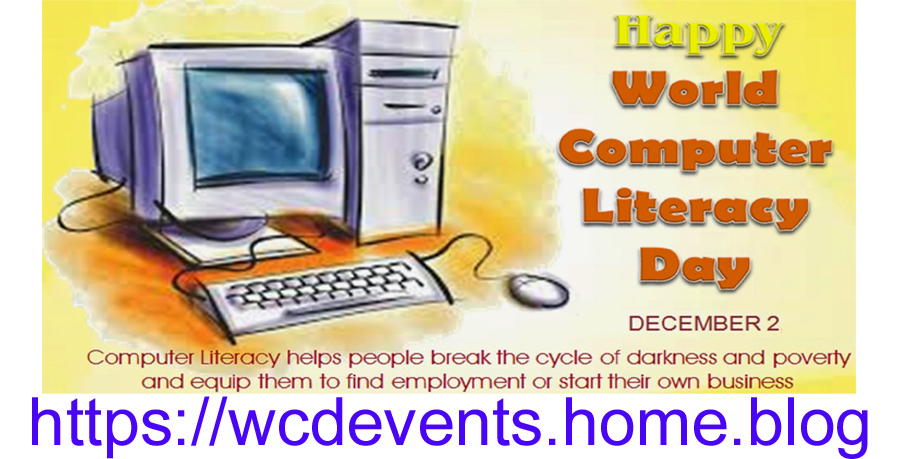 worldinformativ's tweet image. World Computer Literacy Day (# 3 out of 3) on 2nd December Click here: wp.me/PaZ4x4-24e #WorldComputerLiteracyDay #ComputerLiteracy #Computer #Literacy #December #Event #WorldDay #InternationalDay #CelebrationDay #Programme #TelegramTips #DeleteWhatsApp #TelegramChannel .