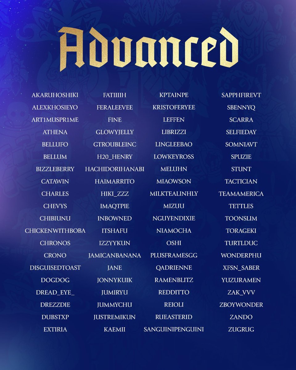 Heyo, lots of stuff going on for me, so I've been quite busy for a while, especially for this next thing, I've been selected as one of the people competing in BoxBox's TFT Bootcamp S16!

I'll be back to streaming a lot of TFT in the meantime for this, so can't wait!