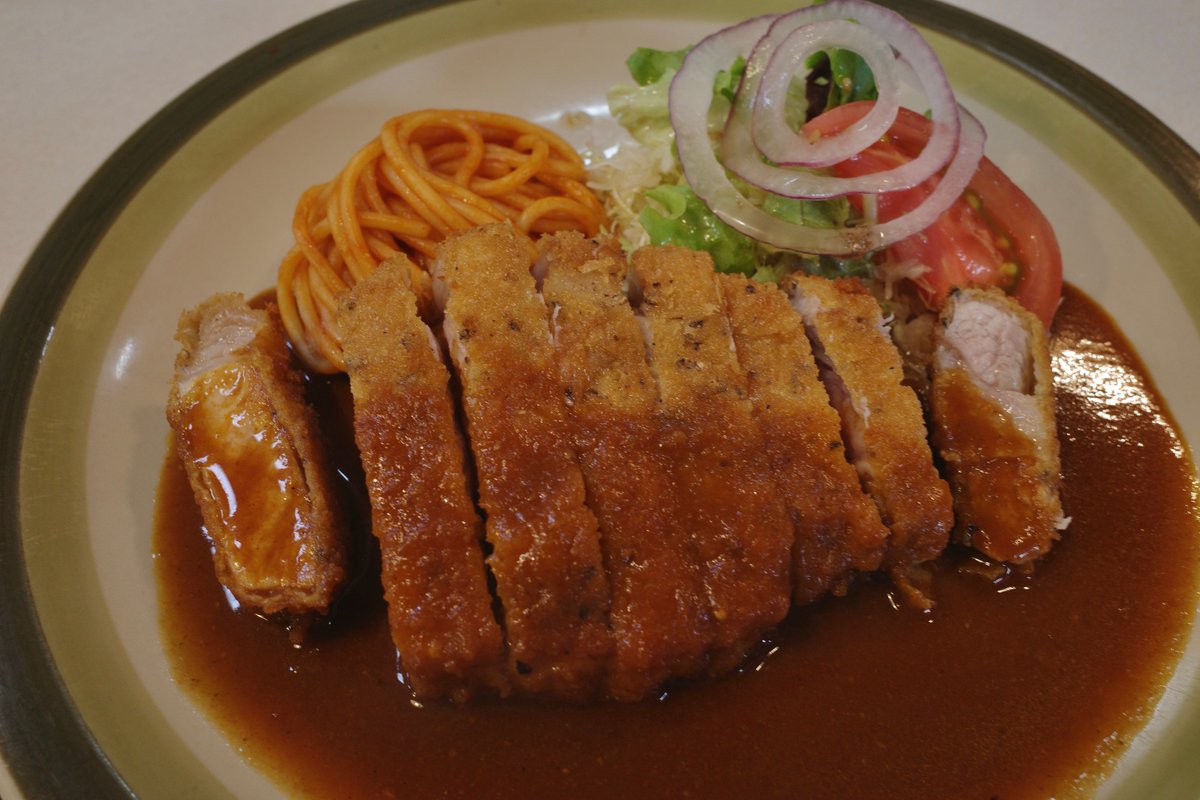 nori7770's tweet image. &quot;ポークカツレツ&quot;という単語の幸せな響き