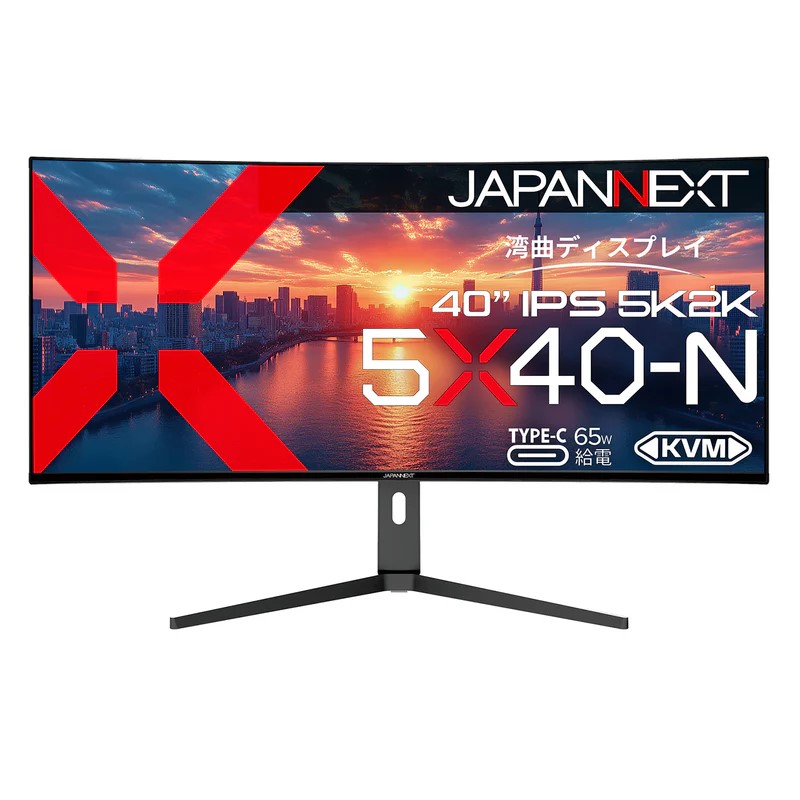 本日大幅値下げ！　NEWS 本店ⅡBF】 湾曲40インチ21:9モニター JAPANNEXT『JN-5X40-N』 税込