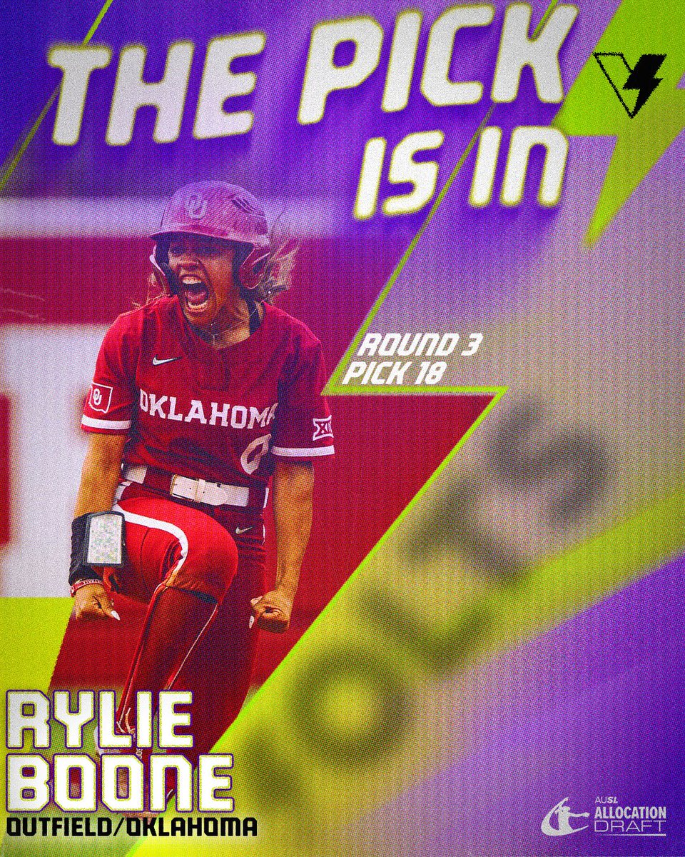 AUSL_Volts's tweet image. BOOOOOOOMER SOONER!

Volts select Rylie Boone, a dynamic outfielder that sure knows how to win 😏☝️

Welcome RILEY ⚡️⚡️⚡️

@OU_Softball | @rylieboonee