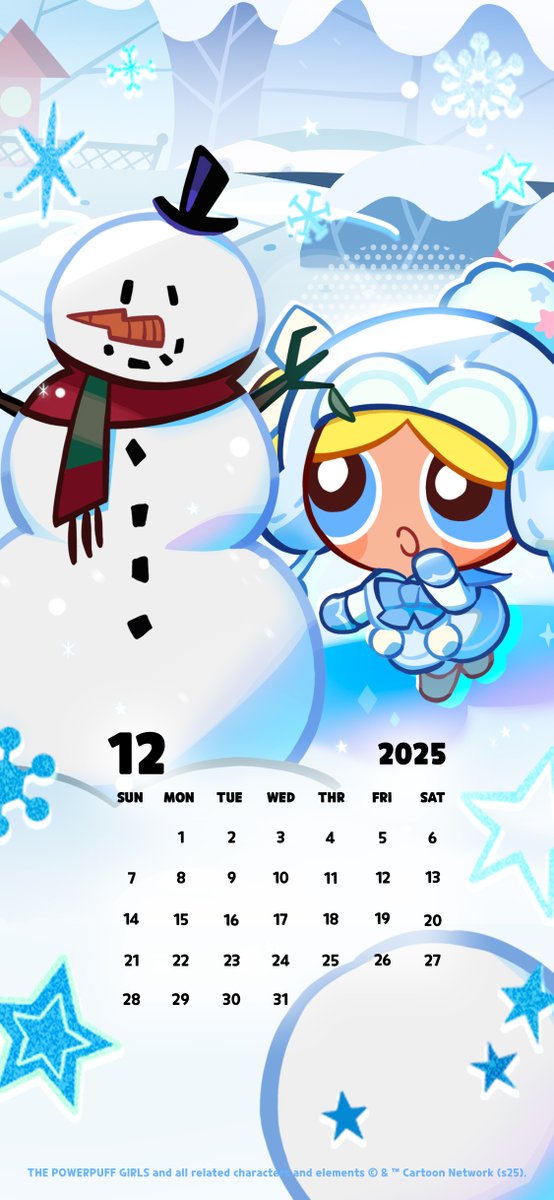 パワーパフ ガールズクッキーと共に過ごすほっこりとした12月⛄ 今年の