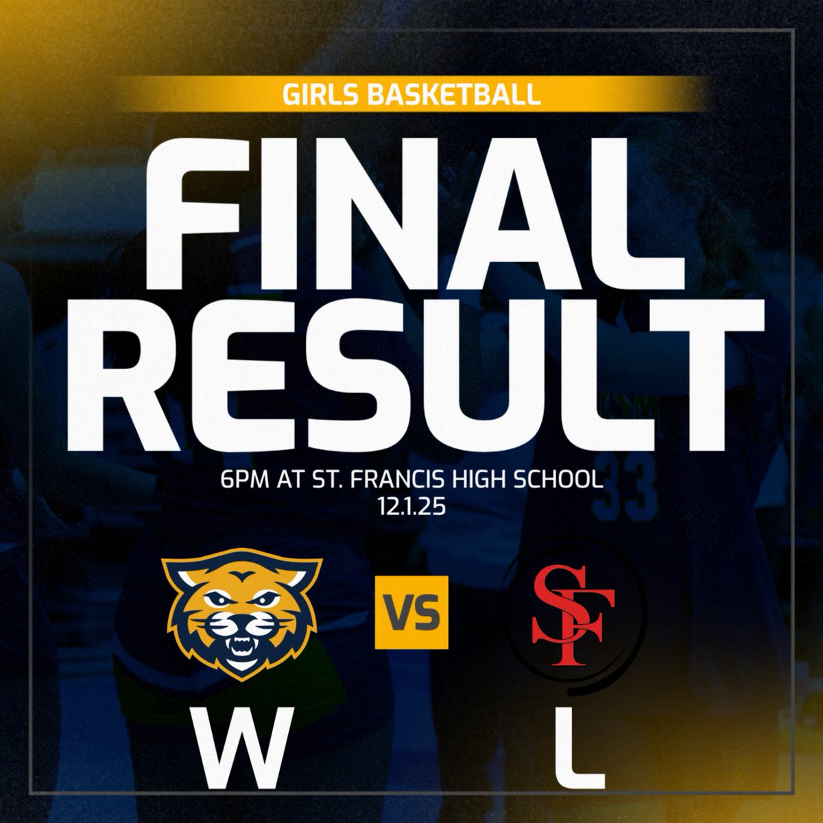 Girls Basketball comes away with the win tonight at St. Francis! Go Cats! 
<a href="/usmsocial/">University School of Milwaukee</a> <a href="/USMAthleticsAD/">Tim Williams</a> #BetterEveryday