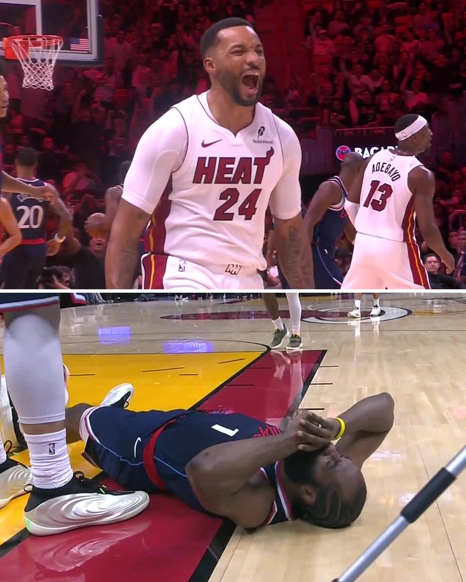 HEAT WENT ON A 32-4 RUN IN THE SECOND QUARTER VS. THE CLIPPERS 😳

They're up 76-56 at halftime. 