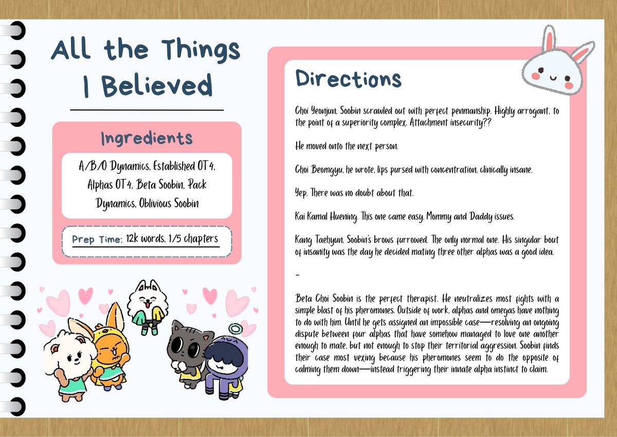bottomsbnfest's tweet photo. 🍰 All the Things I Believed
🩵 𝙾𝚝𝟻/𝚂𝚘𝚘𝚋𝚒𝚗

🩷https://t.co/SkZGkvbiSE https://t.co/AKCwqbRBnl
