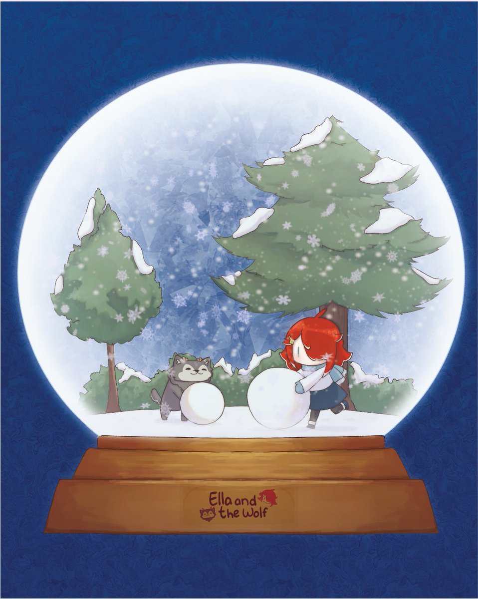 ellaandthewolf's tweet photo. Winter is finally here!
Let's build a snowman ❄️ ☃️

#Illustration #winterart #ellaandthewolf https://t.co/Xry80dxjR2
