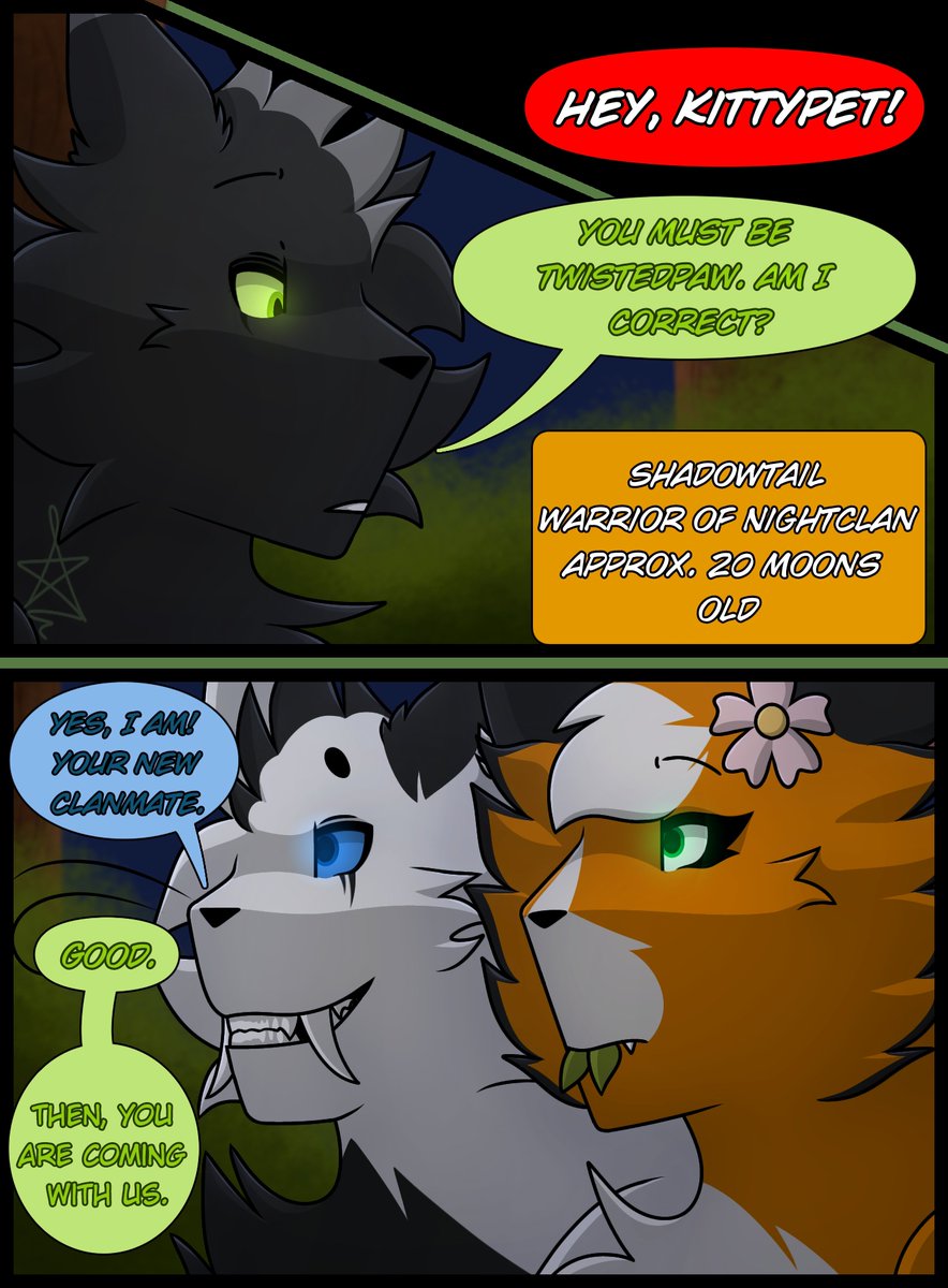 TFP_Comic's tweet photo. Page 40 (Chapter 2 Page 14)

Want to know more details of the pages and a better explanation on what's going on? Check out the pages on ComicFury: 
https://t.co/X0eouoadas https://t.co/wUproDibXU