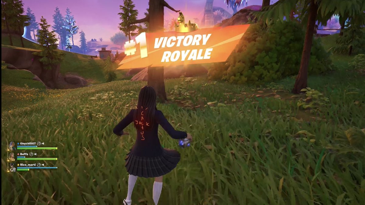 TFTiFreddy's tweet photo. Gogo Yubari is here and now I’m excited to watch the movie 🍿🎬#Fortnite #GoGoYubari https://t.co/M3cAtXIVN1