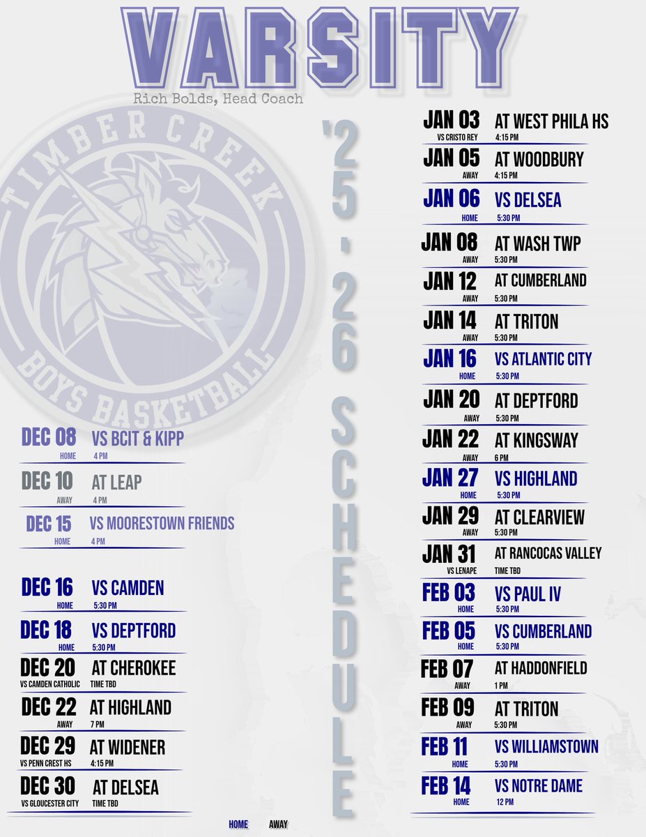 Timber Creek Boys Basketball tweet media