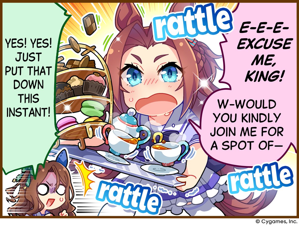 umamusume_eng's tweet photo. 📖 One-Panel Comic 📖

Kawakami Princess
Care for Some Tea? ☕

#Umamusume https://t.co/ZFA203Lz7W