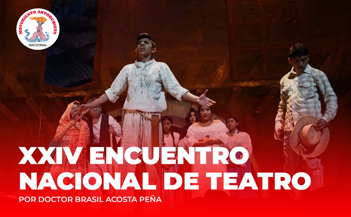 XXIV Encuentro Nacional de Teatro🎭

Los actores son hombres y mujeres nacidos en las colonias y educados por maestros antorchistas. La calidad de las representaciones ha subido con el paso del tiempo.
Lee mi artículo en: doctorbrasil.wordpress.com/2025/12/01/xxi… 

Columnista en @BuzosNoticia ✍️🏻🗞️