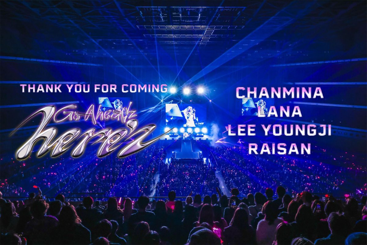 eplus presents【GO-AheadZ here'z】

2025.11.30.SUN
K-ARENA YOKOHAMA

沢山のご来場ありがとうございました！
皆さん、イベントはお楽しみ頂けましたか？

많이 와주셔서 정말 감사합니다!
오늘 이벤트, 즐거우셨나요?

Thank you all so much for coming!
Did you enjoy the event?