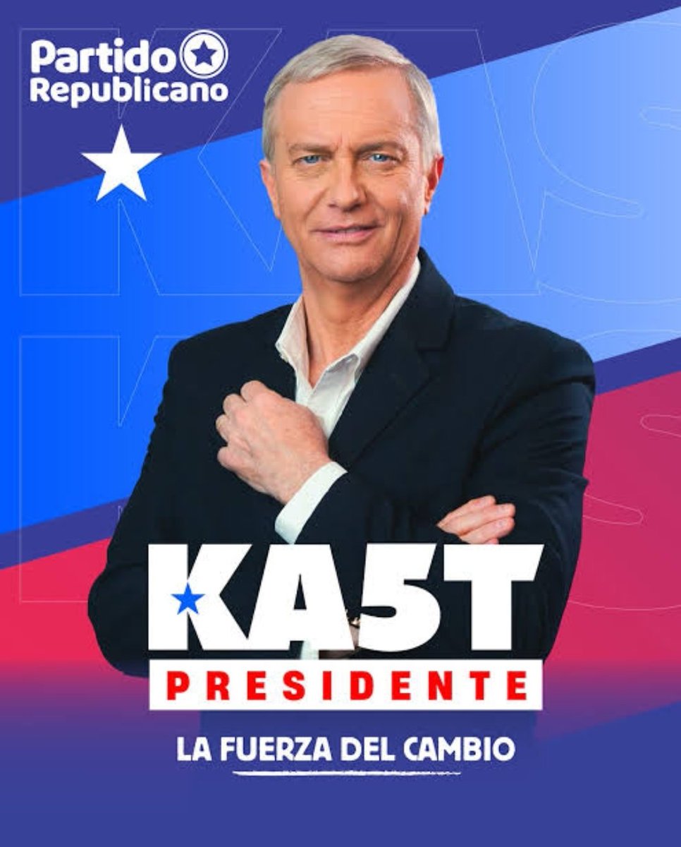 El presidente que Chile necesita, el presidente que nos dará seguridad, el presidente que logrará crecimiento económico, el presidente que nos librará de la lacra migrante;El presidente de Chile  don <a href="/joseantoniokast/">José Antonio Kast Rist 🖐️🇨🇱</a> .