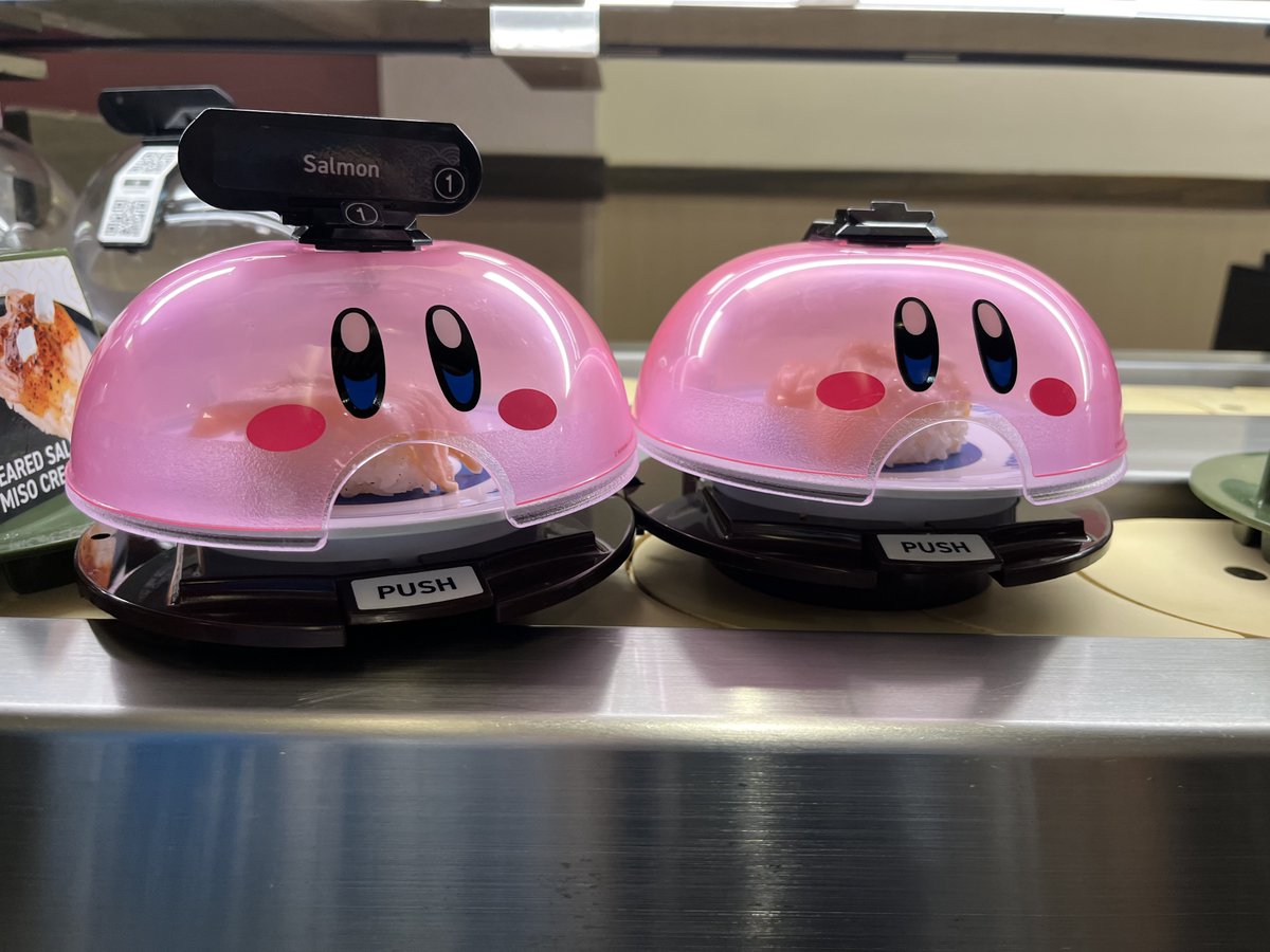 カービィのくら寿司コラボ！！ 無事初日に2回行けました！！ コラボ