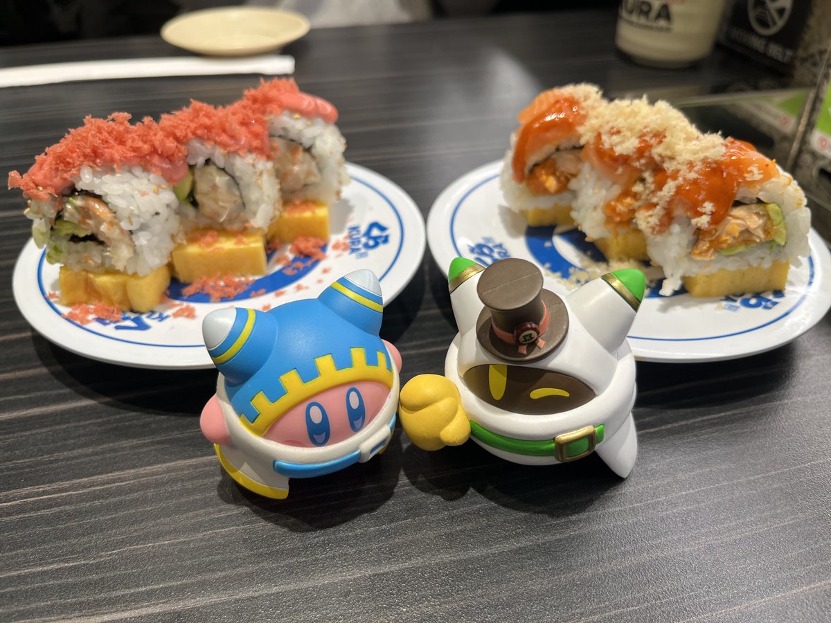 カービィのくら寿司コラボ！！ 無事初日に2回行けました！！ コラボ