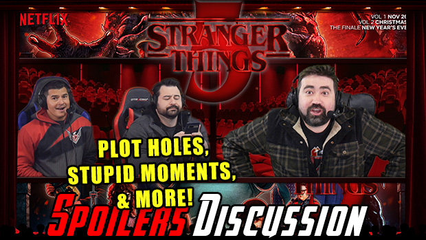 We discuss all of the Spoilers, Stupidest Moments &amp; Plot Holes of Volume 1 of the Final Season of Stranger Things, we've grown up with this show over nearly 10 years, how are these final episodes so far? Find out! youtu.be/bBOmkPzYUn0 RT &amp; Share Plz!