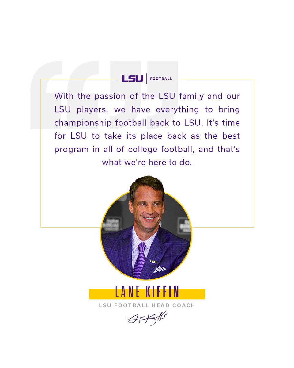 LSU Football tweet media