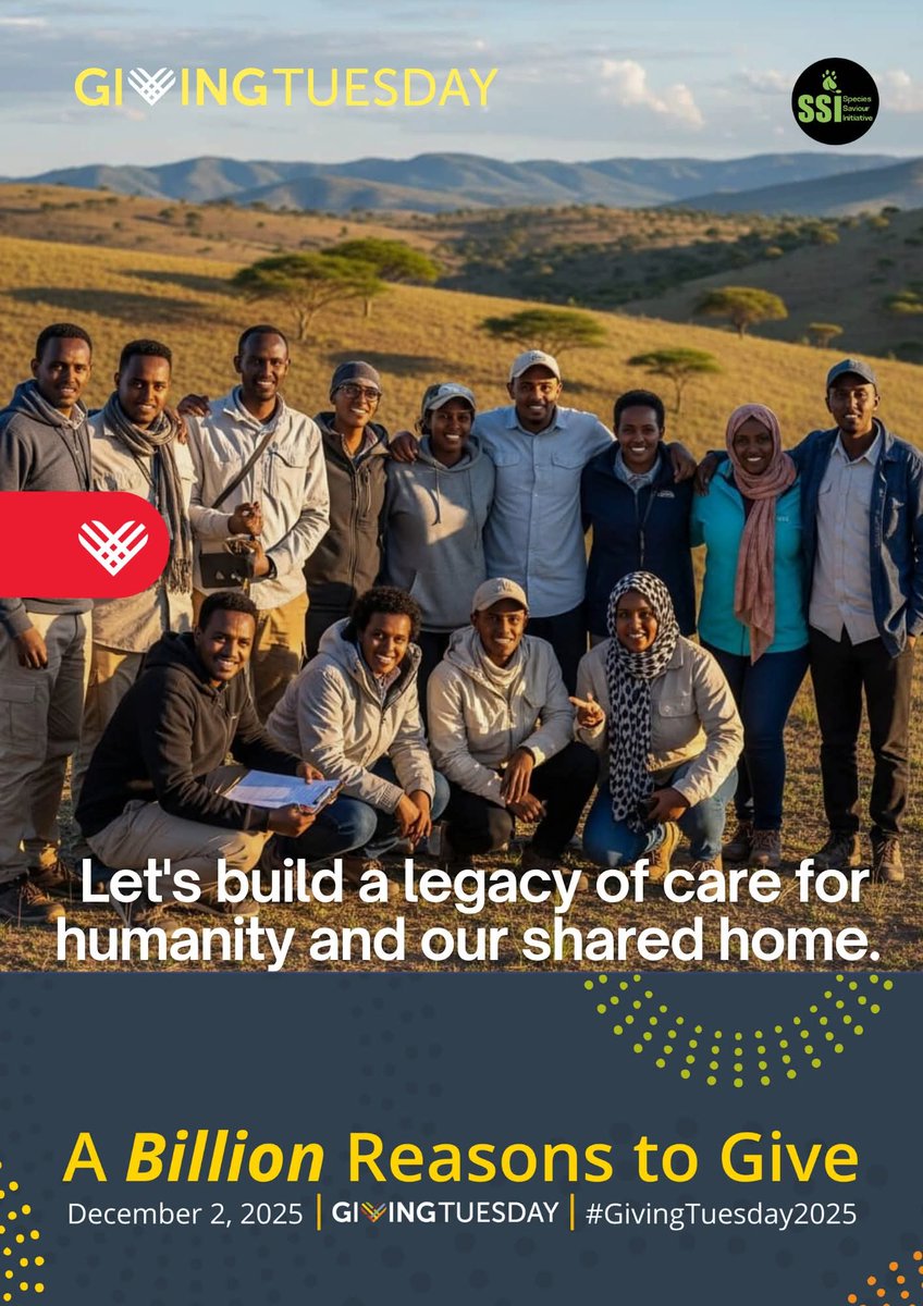 speciessaviour's tweet photo. Double your impact for people &amp; the planet this #GivingTuesday! All donations to our projects are matched until Dec 31. Choose a cause you love and make 2x the difference.
👉 DONATE:  https://t.co/ecpdMB5tWV

#GivingTuesday2025 #GivingTuesday #globalgiving #yearendgiving https://t.co/hDHnuZsFDo