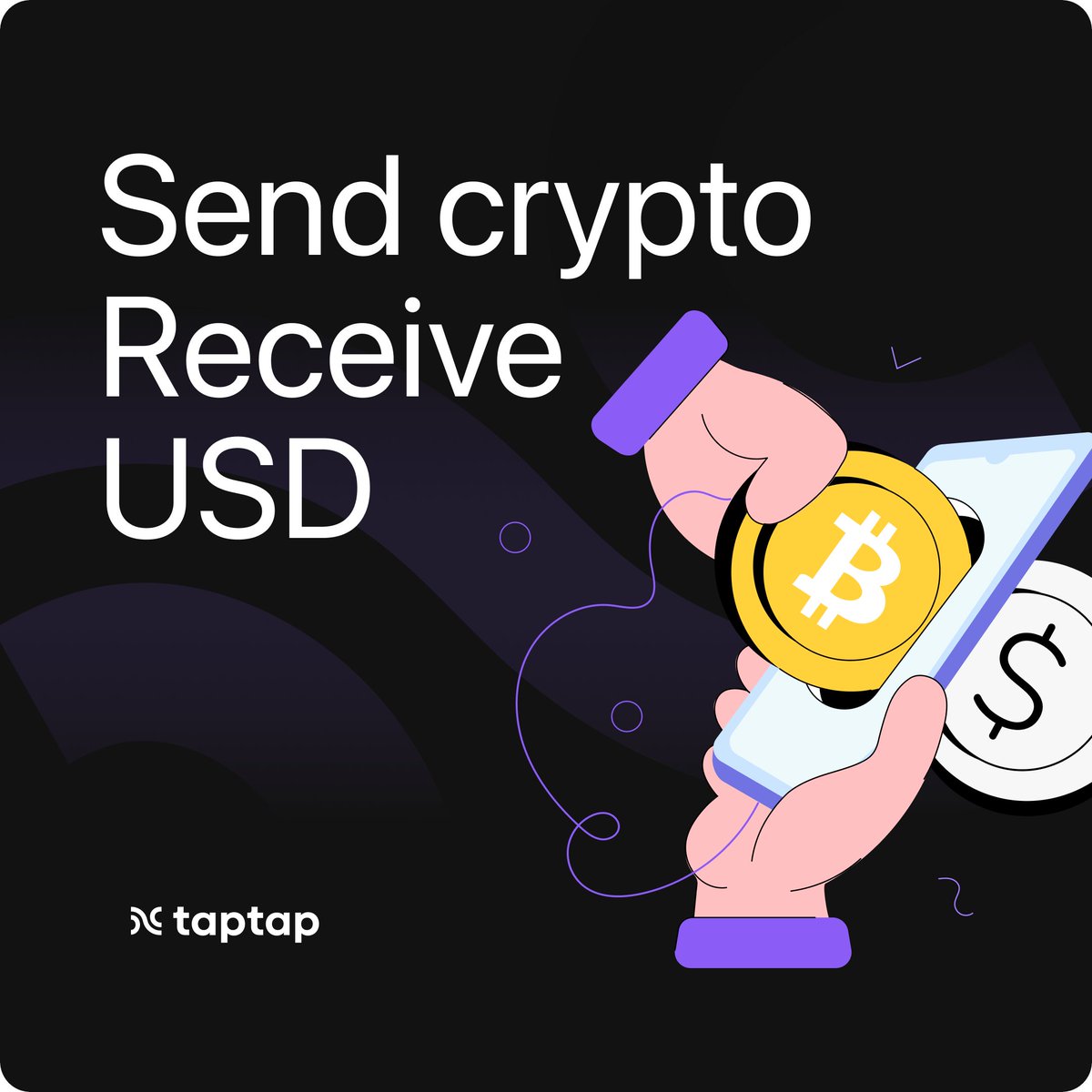 taptappayfi's tweet photo. Most people still think crypto is “hard to use.” 🤔

But what if you could:
→ Send crypto from your wallet
→ And your friend instantly gets USD in their bank account?
No exchange app. No delays. No middlemen.
That’s what “Send crypto, receive USD” really means.
It’s not about speculation. It’s about utility.

Real-time settlement. Real-world use cases.
→ Remote workers getting paid internationally
→ Families sending remittances
→ Global teams getting paid

This isn’t the future.
It’s already live and #TAPTAP is building the rails.

#CryptoPayments #FintechExplained #TAP2