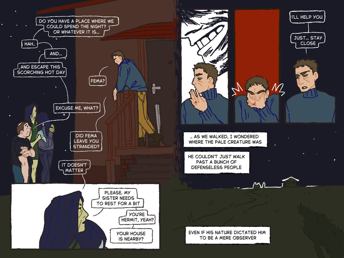 sowsandreaps's tweet image. eng version of the palegun comic

⠀⠀a cycle of endless suffering isnt it

pt 10

#palegun #ninah #noimnotahuman #noimnothuman #palevisitor #ninahfanart #ninahtwt