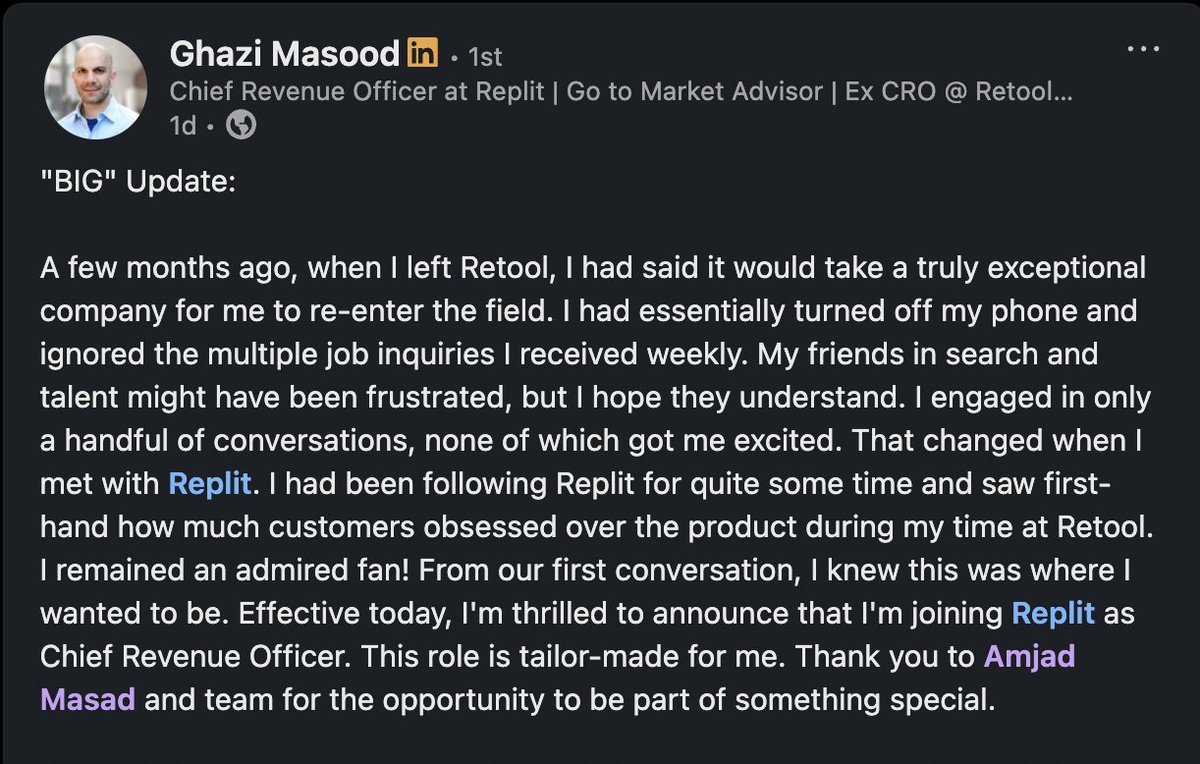 Replit은 은행부터 하이퍼스케일러, 라이프스타일 브랜드까지 로고를 활용해 Fortune 500대 기업에서 엄청난 인기를 얻었습니다.
우리는 소규모 영업팀으로 이를 해냈지만, 이제 확장할 때가 되었습니다.