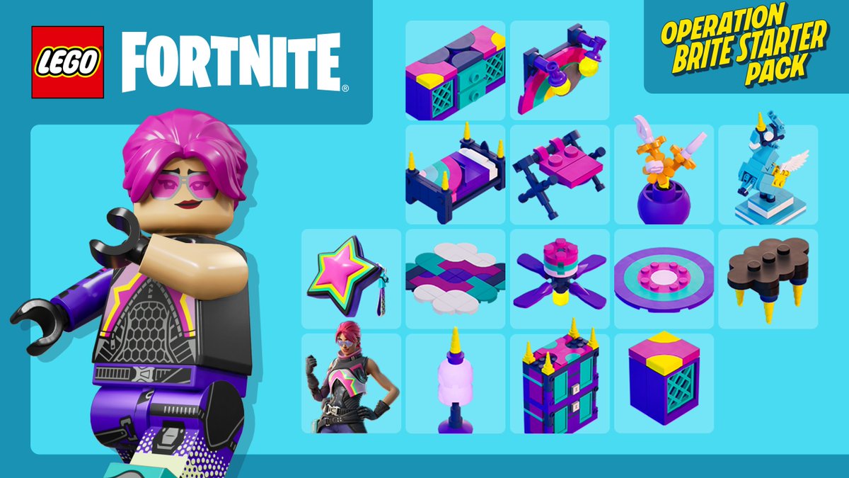 El pack Operation Brite regresará mañana en la tienda de Fortnite.

Su precio ha sido aumentado:
✅ Antes: 3,75$
❌ Ahora: 4,99$

#Fortnite <a href="/FireMonkey/">FireMonkey</a>
