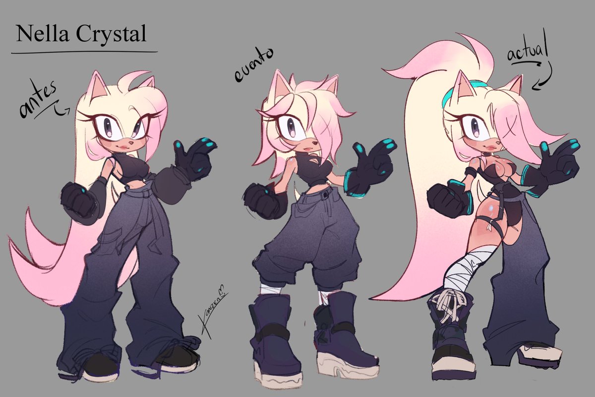 Olw_Mommy's tweet image. Fancharacter - Nella 💜✨

#sonicocsketch