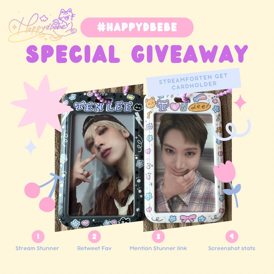 Happydbebe's tweet image. 🌼Giveaway For 10vely 🌼 
 at #SpotifyWrappedLiveTH2025 
🎊 ฉลอง Stunner 100M 🎊

♦️ขอคนสะดวกโชว์หลักฐานการสตรีมนะคะ 
💜ใครอยากแลกทักDMมาได้เลยค่ะ 🫡

ฝาก RT ด้วยค่ะ 🙇‍♀️ ขอบคุณค่ะ  
#เลิฟลี่สตรีมเตนล์ได้  #StreamForTEN