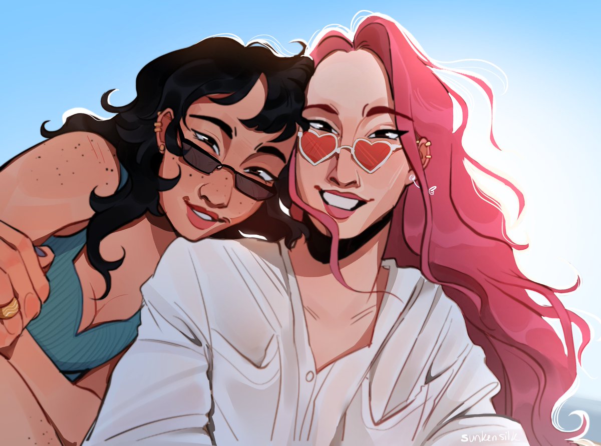 forgot their sunglasses!